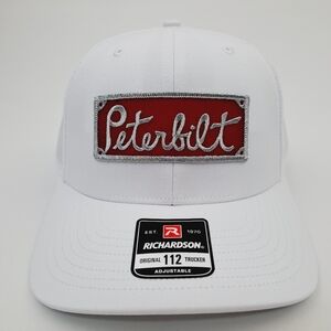 Peterbilt Embroidered Patch Richardson Trucker Mesh Snapback Cap Ha…